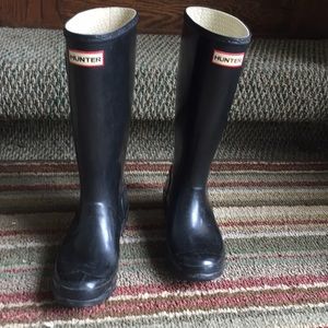 HUNTER rain boots - Original Black Gloss